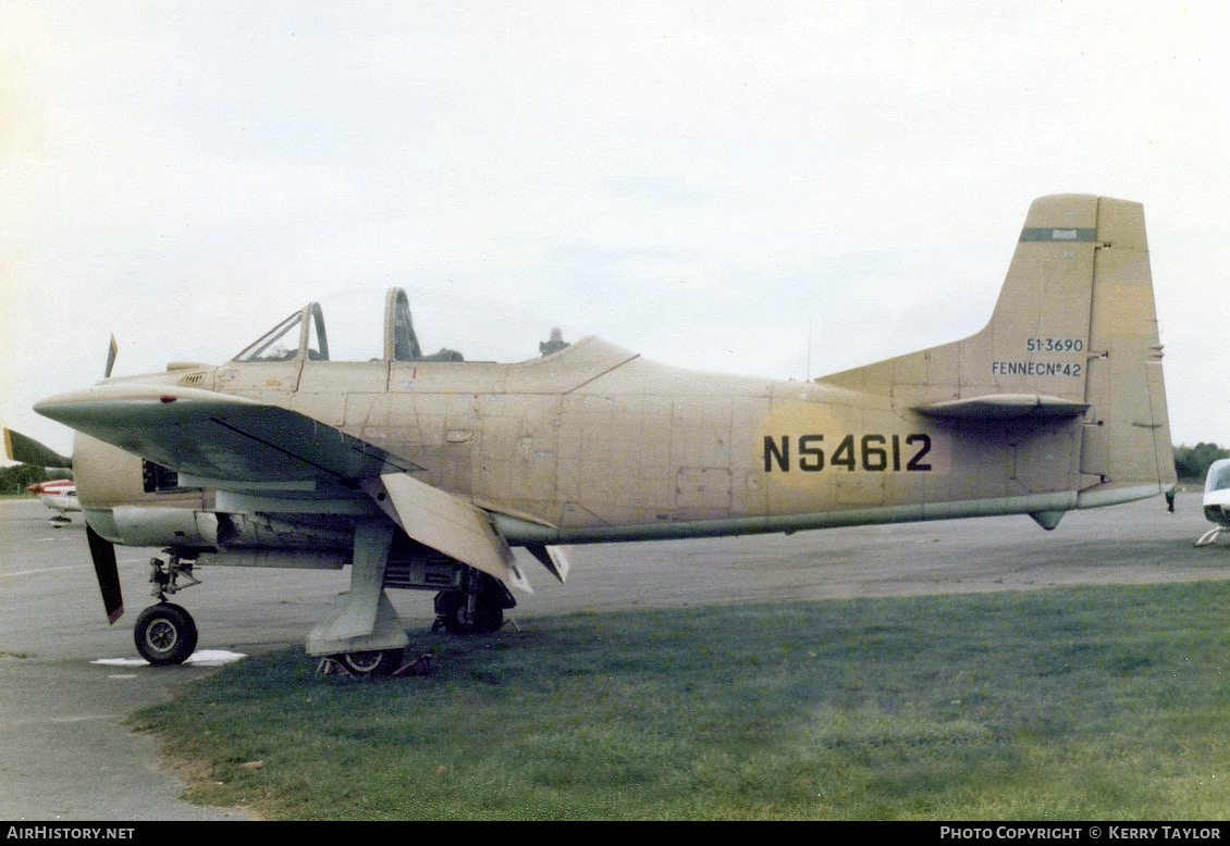 Aircraft Photo of N54612 / 51-3690 | North American T-28S Fennec | AirHistory.net #627507