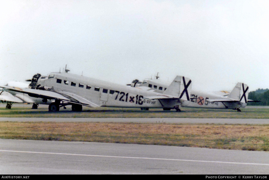 Aircraft Photo of G-BFHF / T.2B-275 | CASA 352A-1 | AirHistory.net #627518