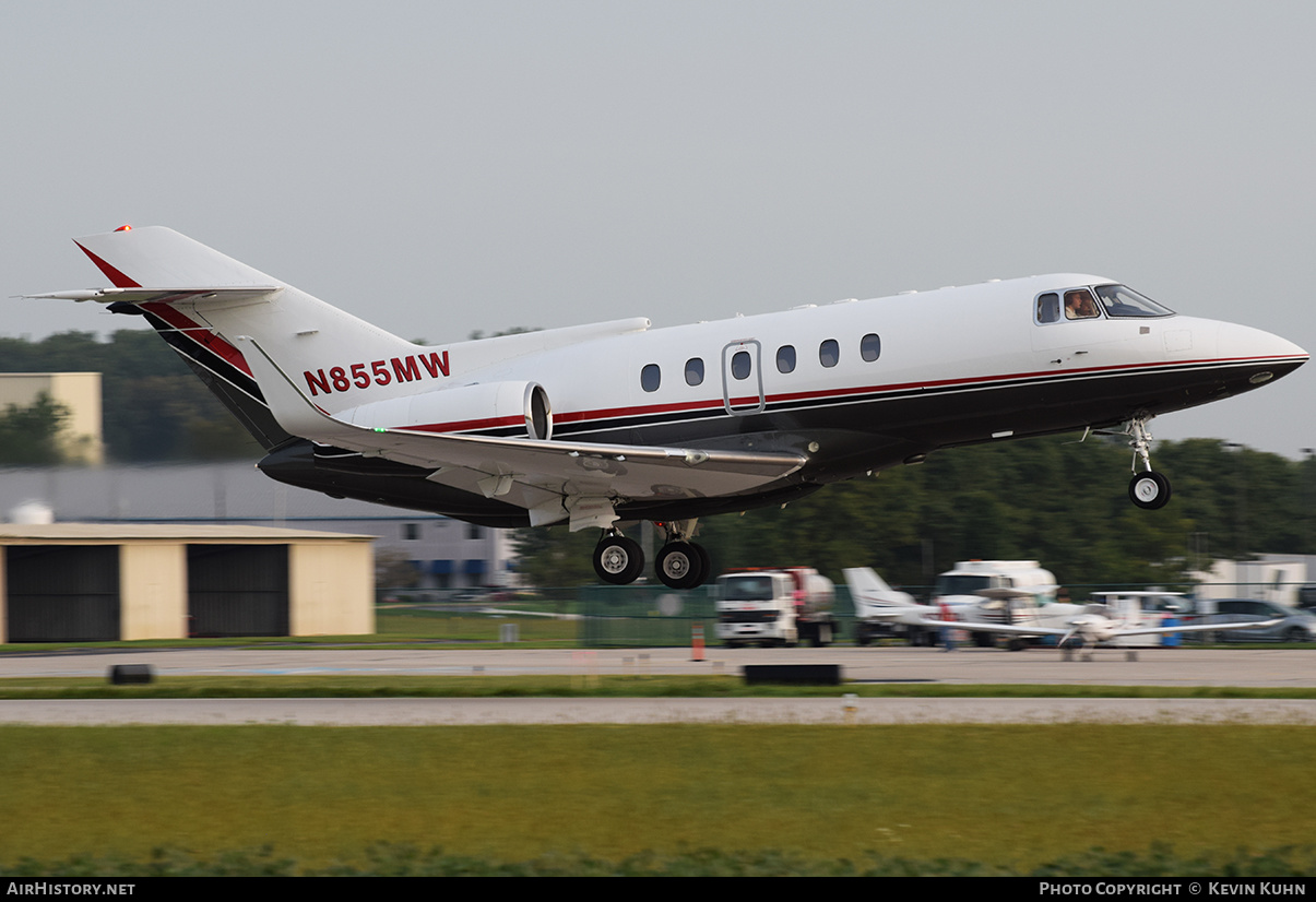 Aircraft Photo of N855MW | British Aerospace BAe-125-800A/SP | AirHistory.net #627526