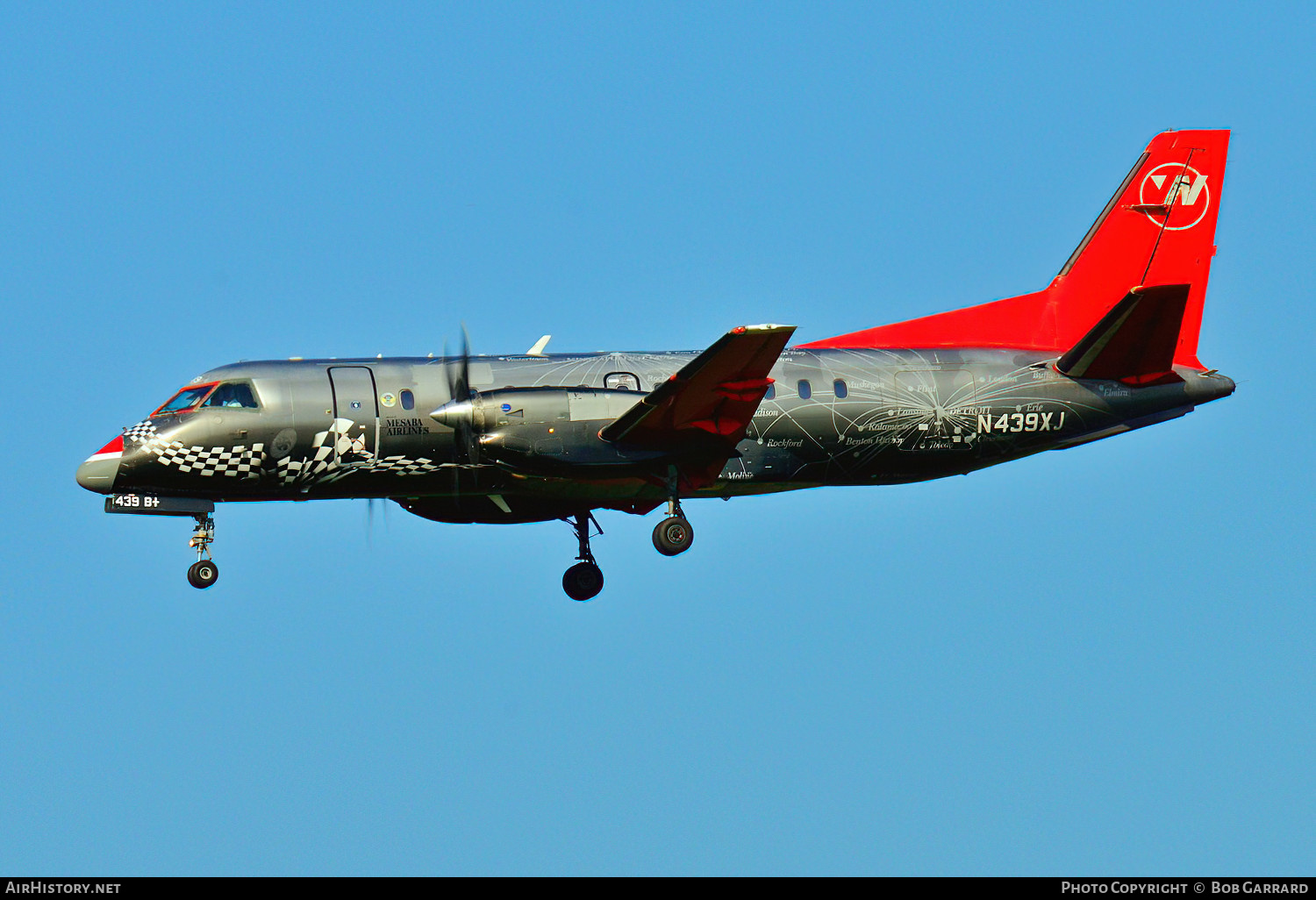Aircraft Photo of N439XJ | Saab 340B | Northwest Airlink | AirHistory.net #627527