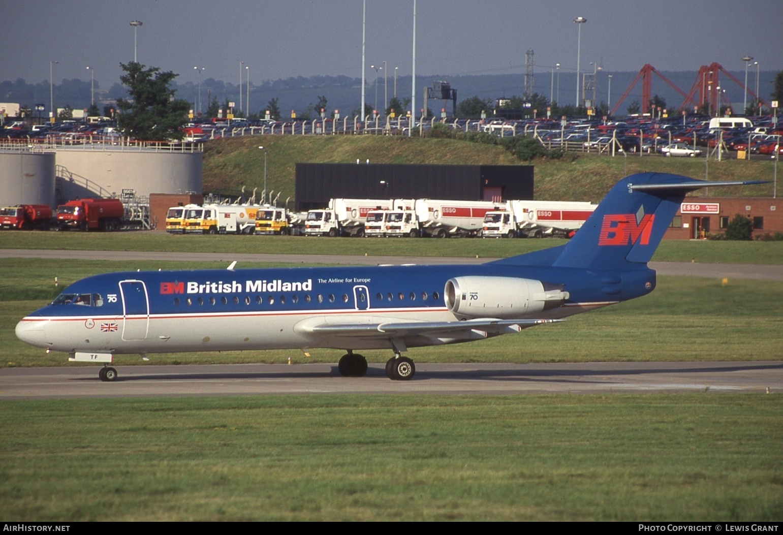Aircraft Photo of G-BVTF | Fokker 70 (F28-0070) | British Midland Airways - BMA | AirHistory.net #627533