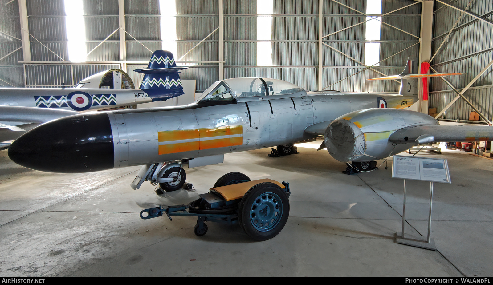 Aircraft Photo of WS774 | Gloster Meteor NF(T)14 | UK - Air Force | AirHistory.net #627545