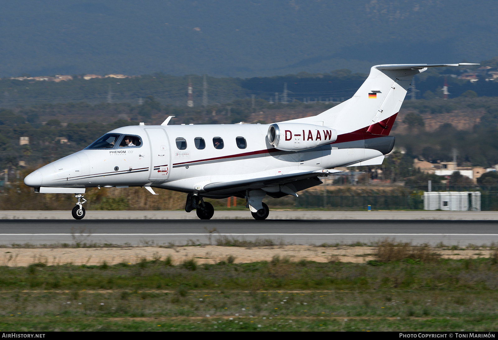 Aircraft Photo of D-IAAW | Embraer EMB-500 Phenom 100 | Arcus Air | AirHistory.net #627547