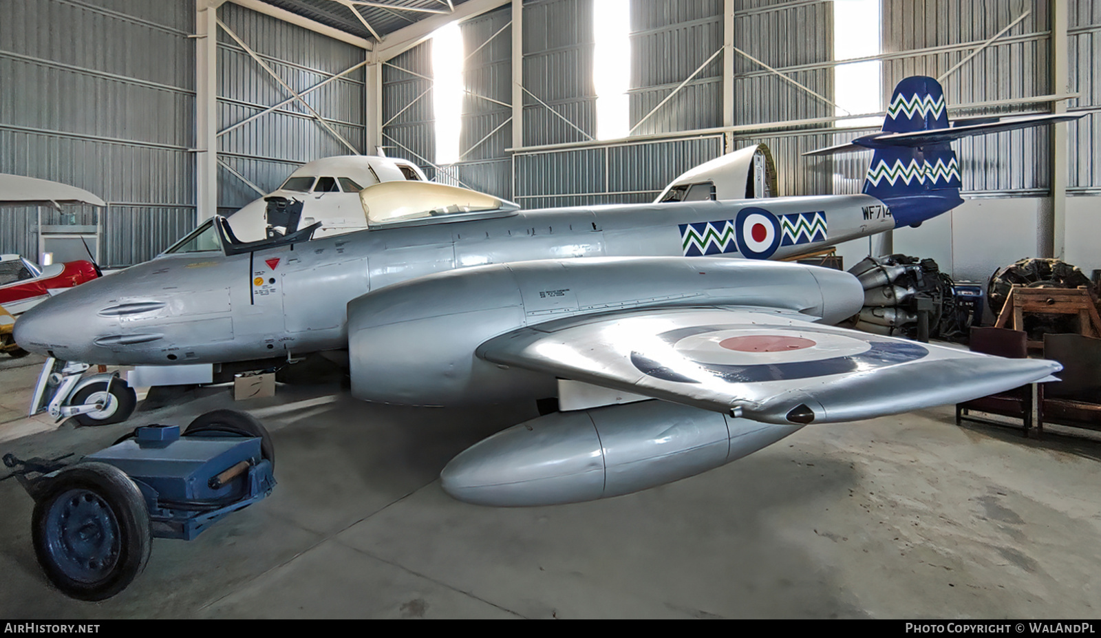 Aircraft Photo of WF714 | Gloster Meteor F8 | UK - Air Force | AirHistory.net #627562