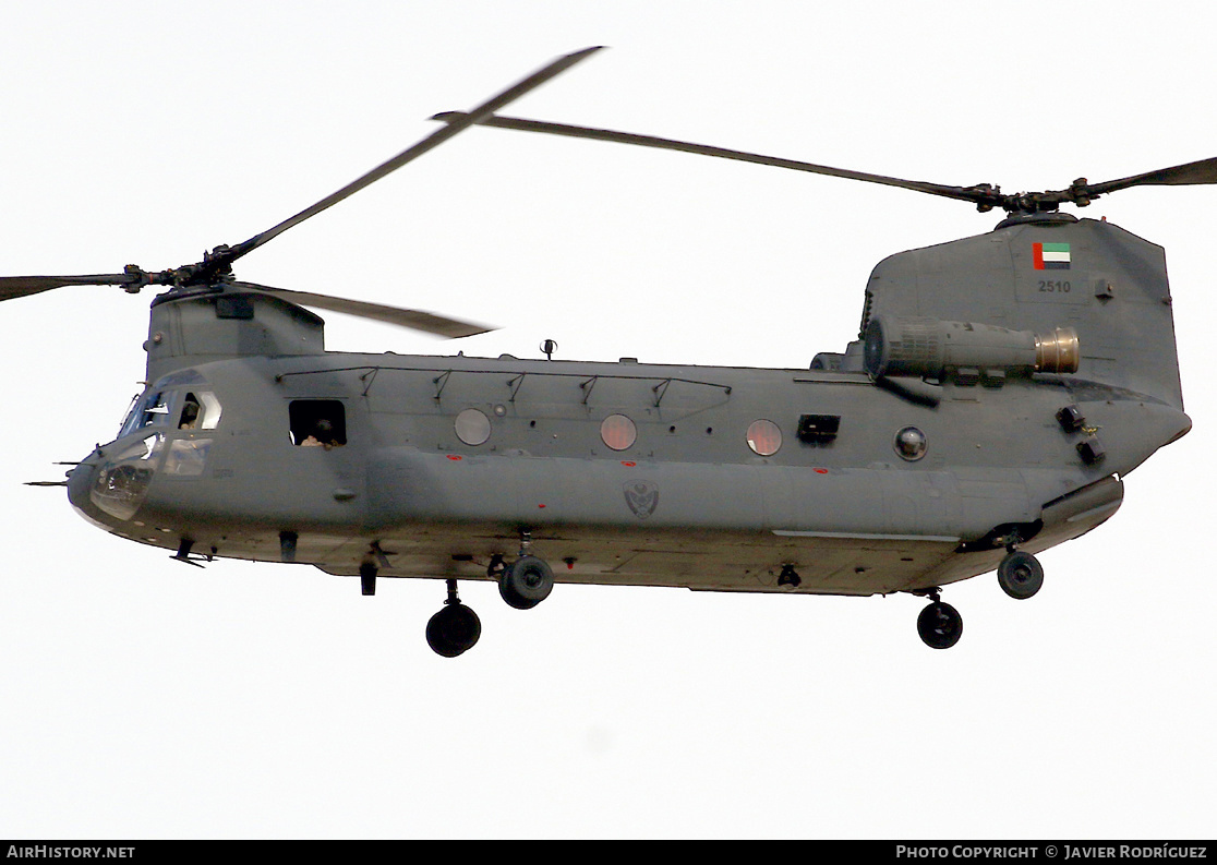 Aircraft Photo of 2510 | Boeing CH-47F Chinook (414) | United Arab Emirates - Air Force | AirHistory.net #627571