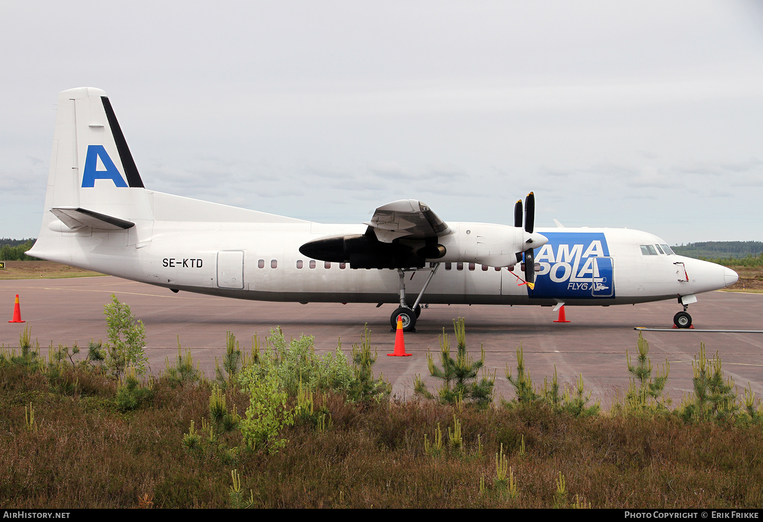 Aircraft Photo of SE-KTD | Fokker 50 | Amapola Flyg | AirHistory.net #627618