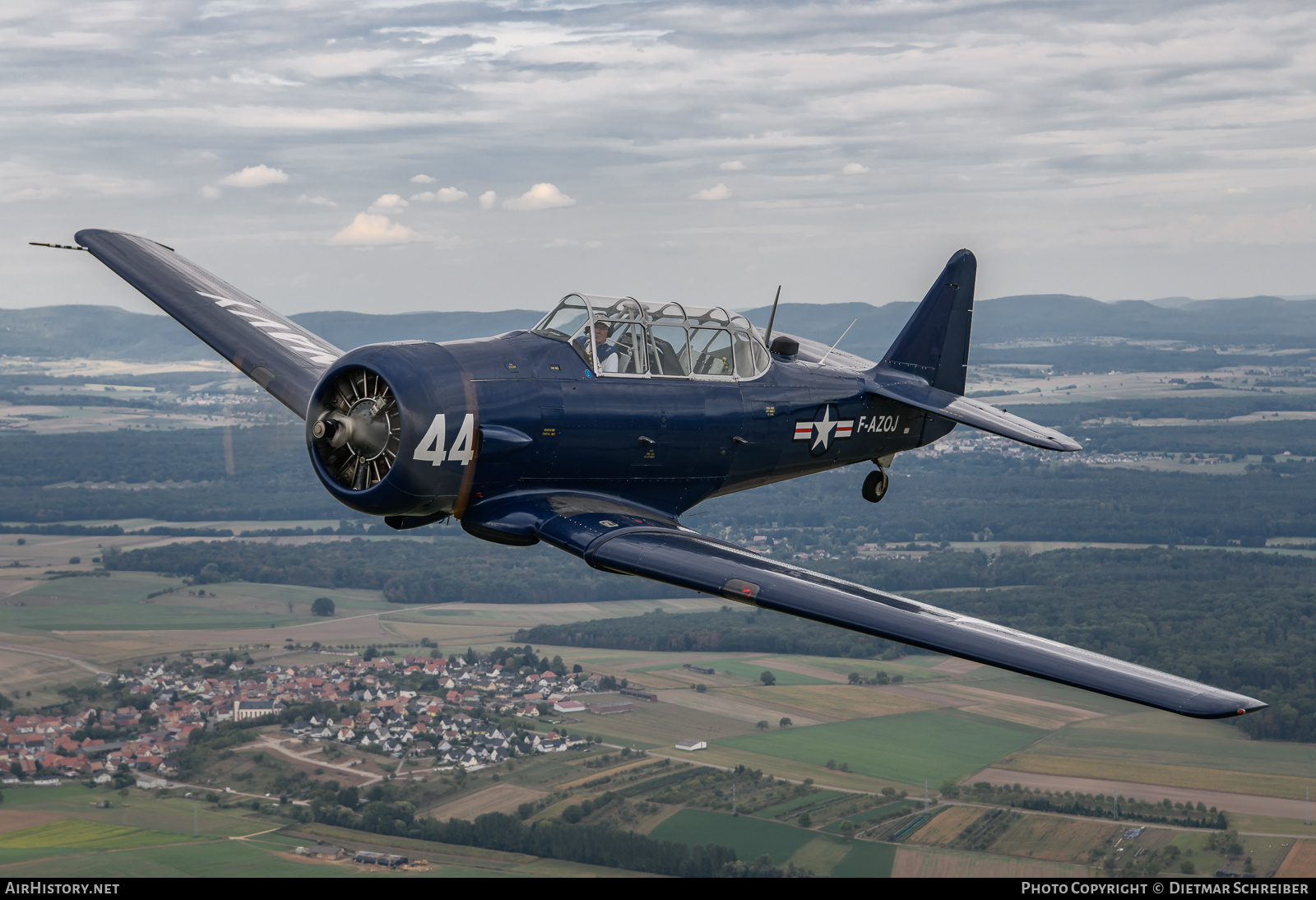 Aircraft Photo of F-AZOJ | North American Harvard Mk4 | USA - Navy | AirHistory.net #627642