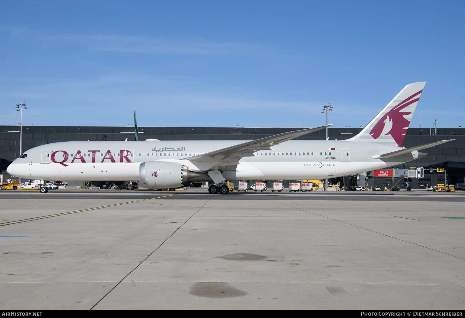 Aircraft Photo of A7-BHH | Boeing 787-9 Dreamliner | Qatar Airways | AirHistory.net #627657