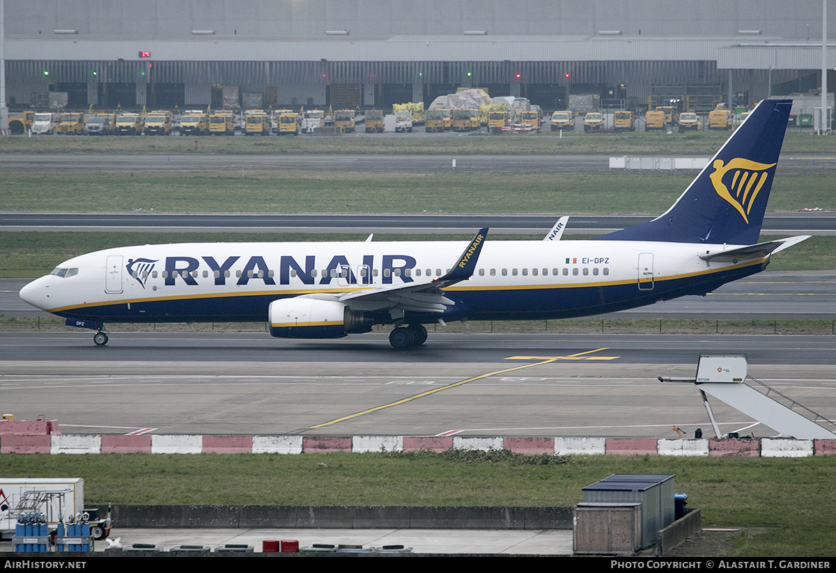 Aircraft Photo of EI-DPZ | Boeing 737-8AS | Ryanair | AirHistory.net #627669