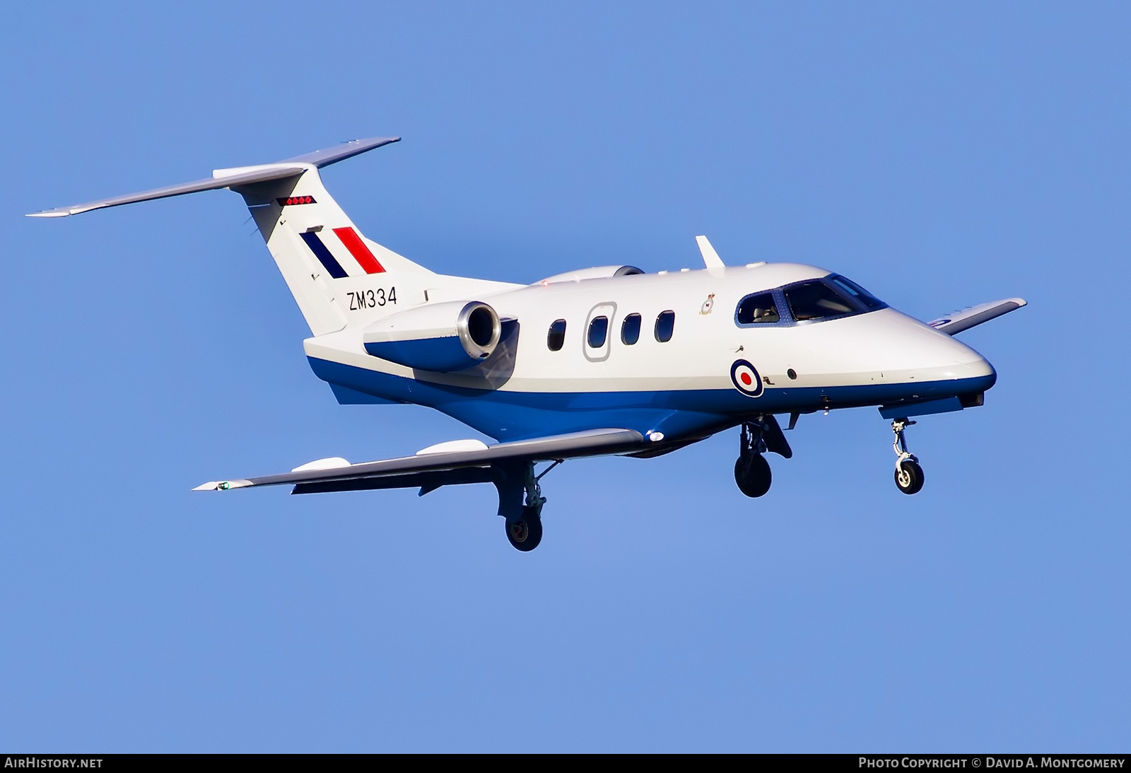 Aircraft Photo of ZM334 | Embraer EMB-500 Phenom 100 | UK - Air Force | AirHistory.net #627680