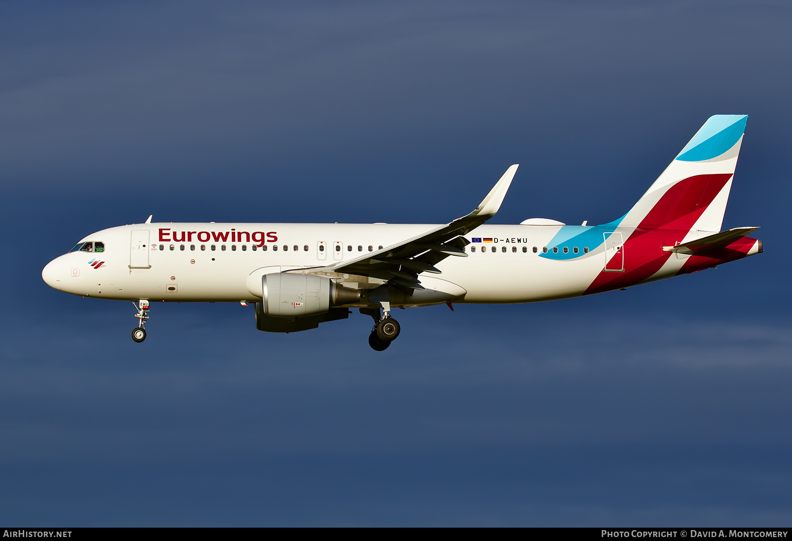 Aircraft Photo of D-AEWU | Airbus A320-214 | Eurowings | AirHistory.net #627686