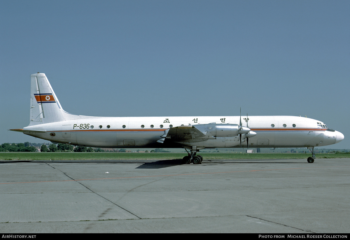 Aircraft Photo of P-836 | Ilyushin Il-18V | CAAK - Civil Aviation Administration of Korea | AirHistory.net #627703