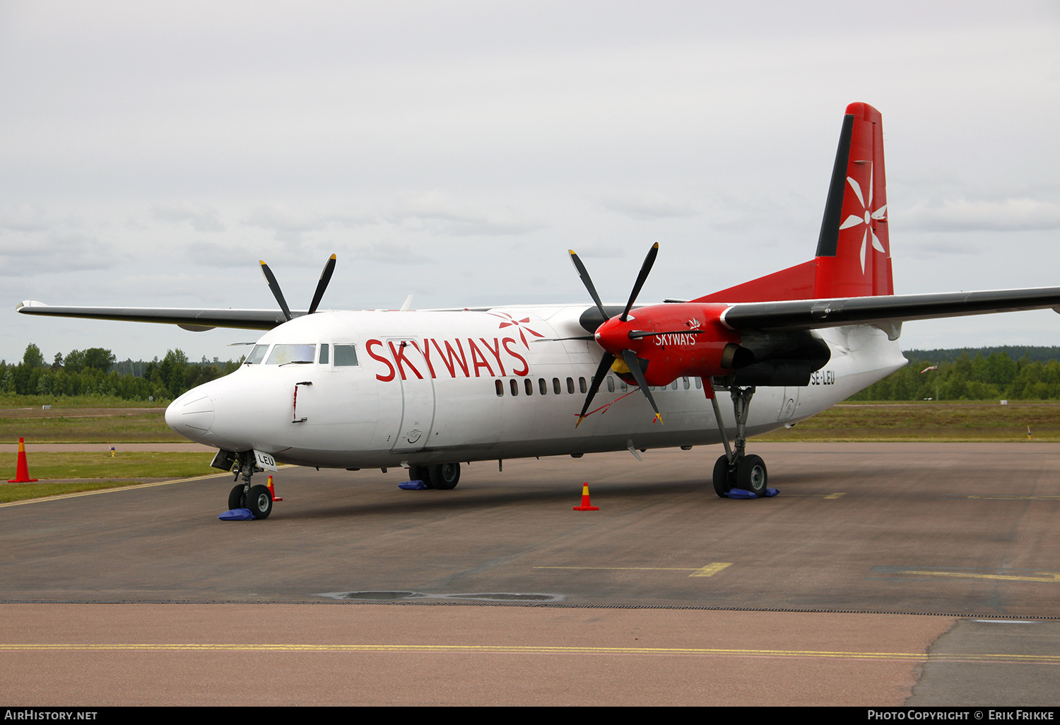 Aircraft Photo of SE-LEU | Fokker 50 | Skyways | AirHistory.net #627706