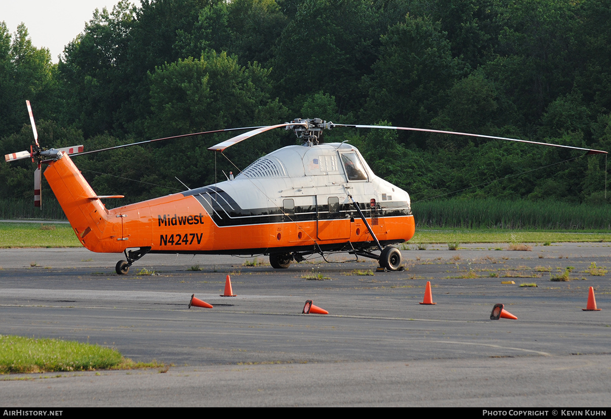 Aircraft Photo of N4247V | Sikorsky S-58JT | Midwest Helicopter Airways | AirHistory.net #627742