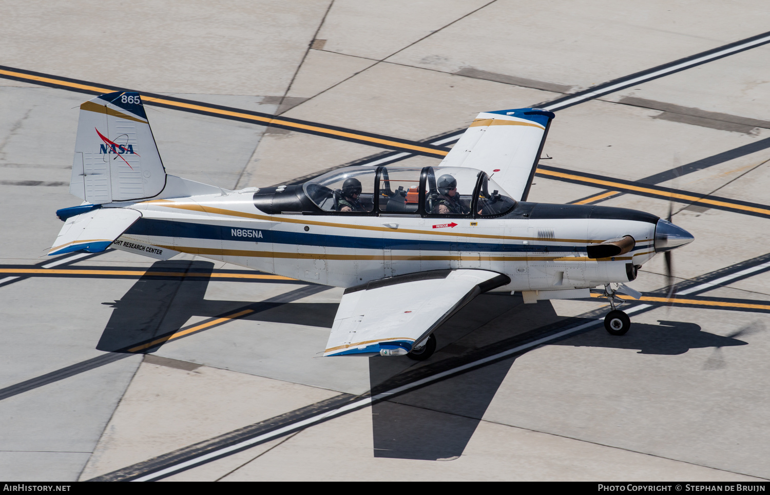 Aircraft Photo of N865NA | Beech NT-34C Turbo Mentor (45) | NASA - National Aeronautics and Space Administration | AirHistory.net #627768