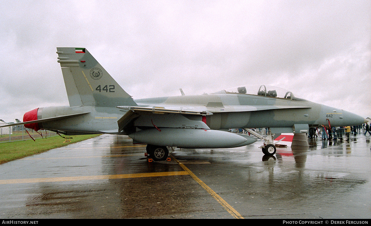 Aircraft Photo of 442 | McDonnell Douglas F/A-18D Hornet | Kuwait - Air Force | AirHistory.net #627807