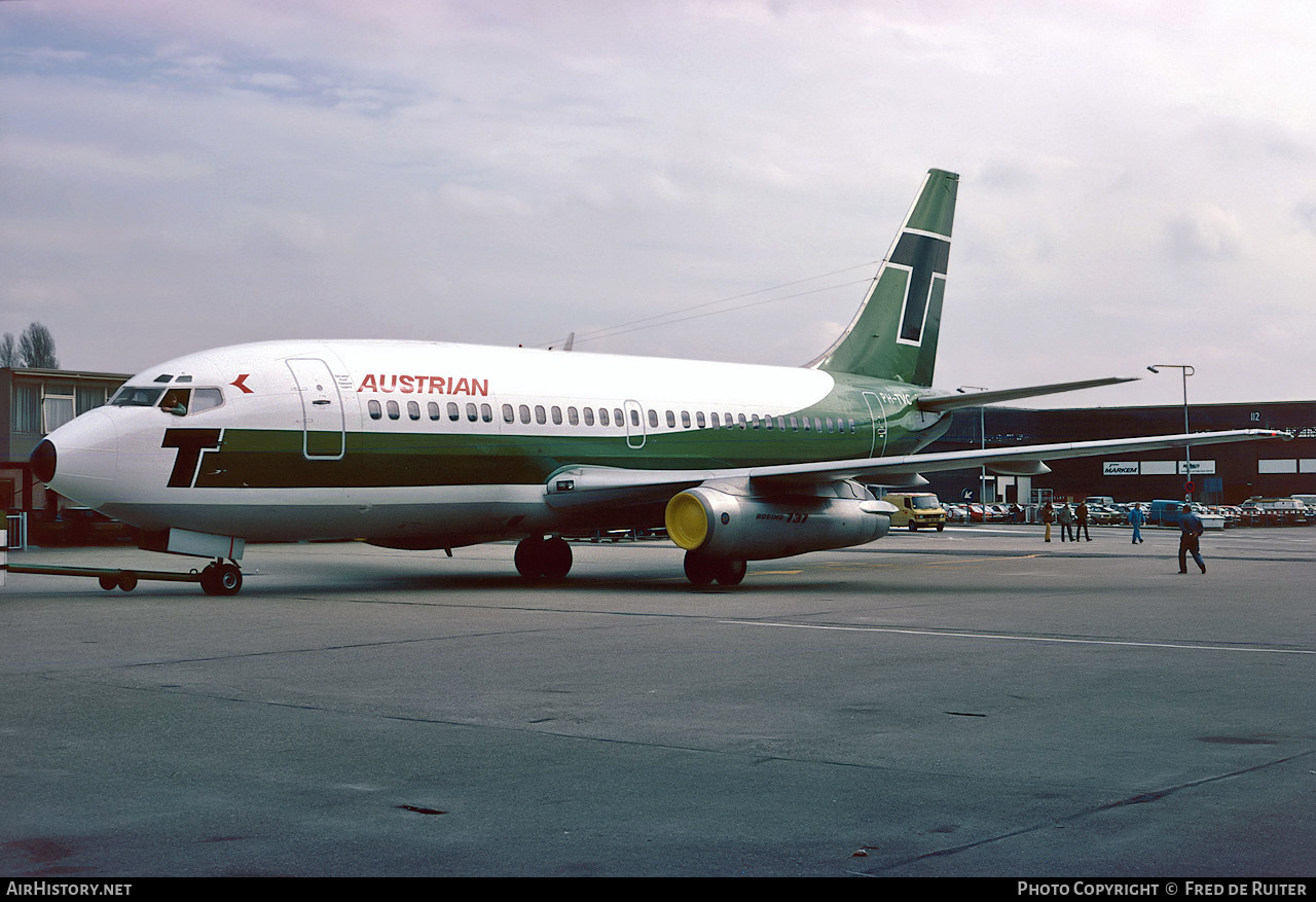 Aircraft Photo of PH-TVC | Boeing 737-2K2C/Adv | Austrian Airlines | AirHistory.net #627816