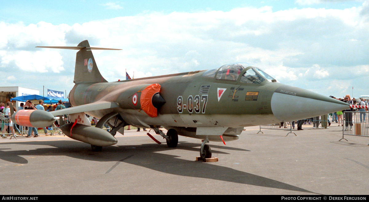 Aircraft Photo of 63-7037 | Lockheed F-104G Starfighter | Turkey - Air Force | AirHistory.net #627821