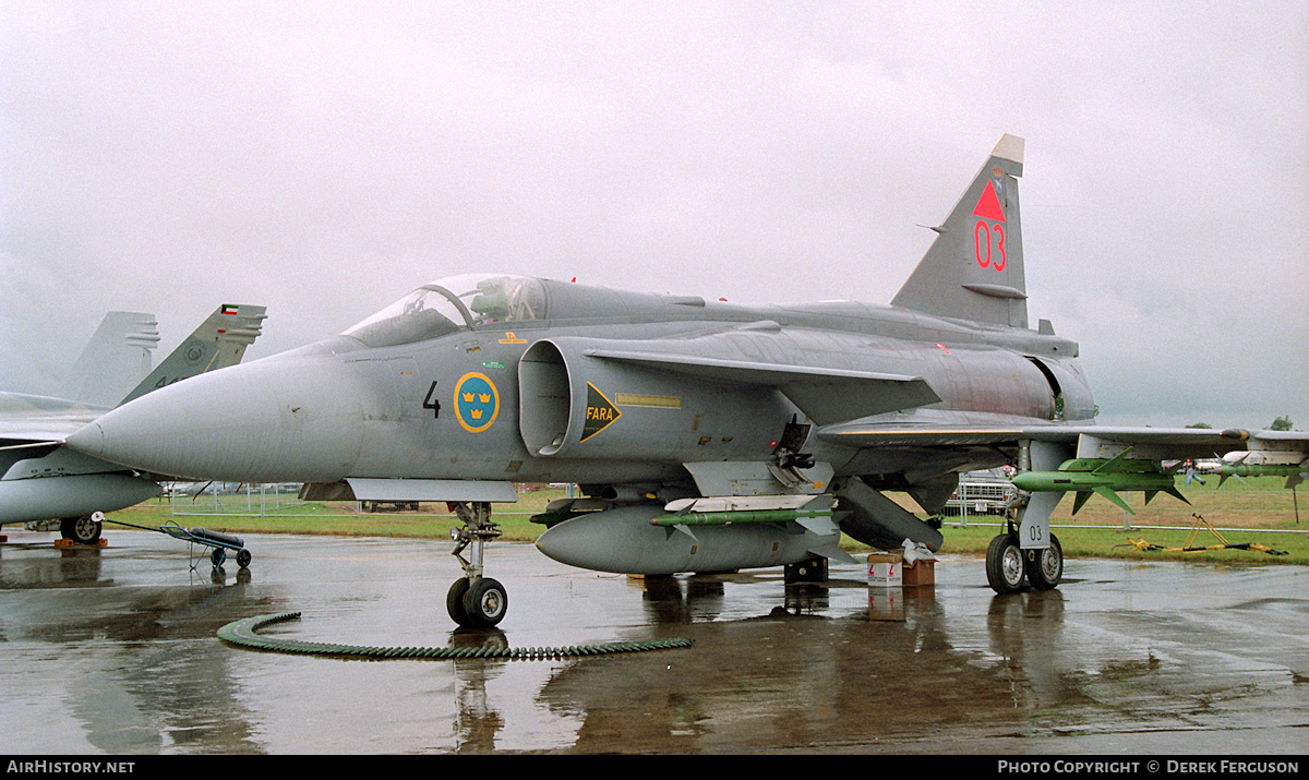 Aircraft Photo of 37446 | Saab JA37C Viggen | Sweden - Air Force | AirHistory.net #627837