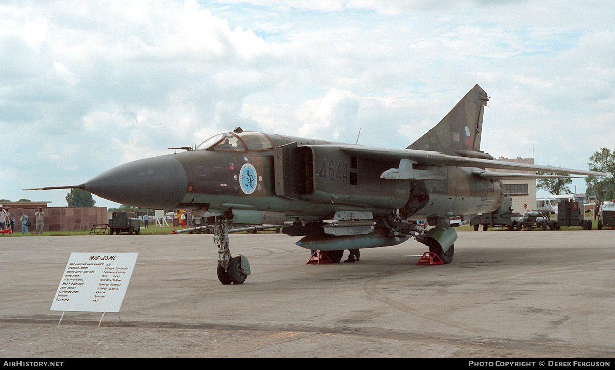 Aircraft Photo of 4644 | Mikoyan-Gurevich MiG-23ML | Czechoslovakia - Air Force | AirHistory.net #627844