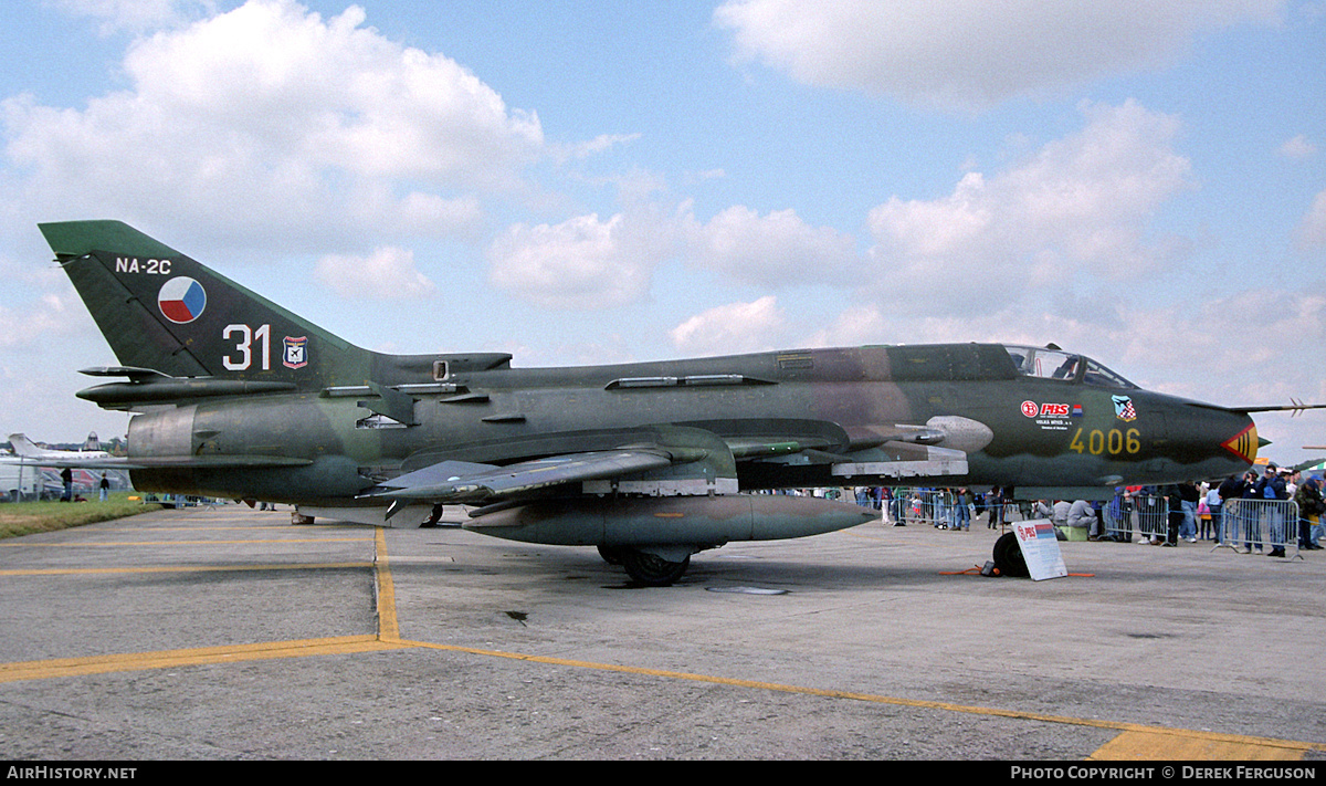 Aircraft Photo of 4006 | Sukhoi Su-22M4 | Czechia - Air Force | AirHistory.net #627857