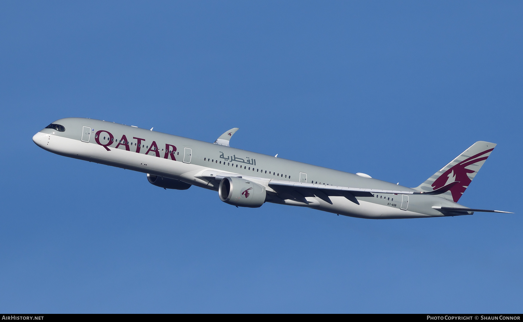 Aircraft Photo of A7-AOB | Airbus A350-1041 | Qatar Airways | AirHistory.net #627883