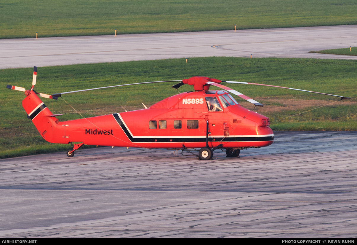 Aircraft Photo of N589S | Sikorsky S-58T | Midwest Helicopter Airways | AirHistory.net #627903