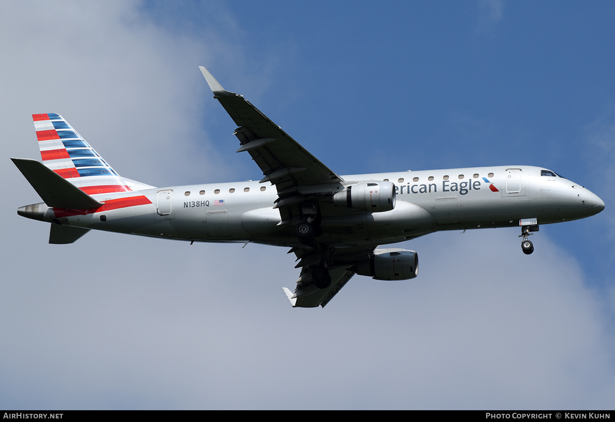 Aircraft Photo of N138HQ | Embraer 175LR (ERJ-170-200LR) | American Eagle | AirHistory.net #627921