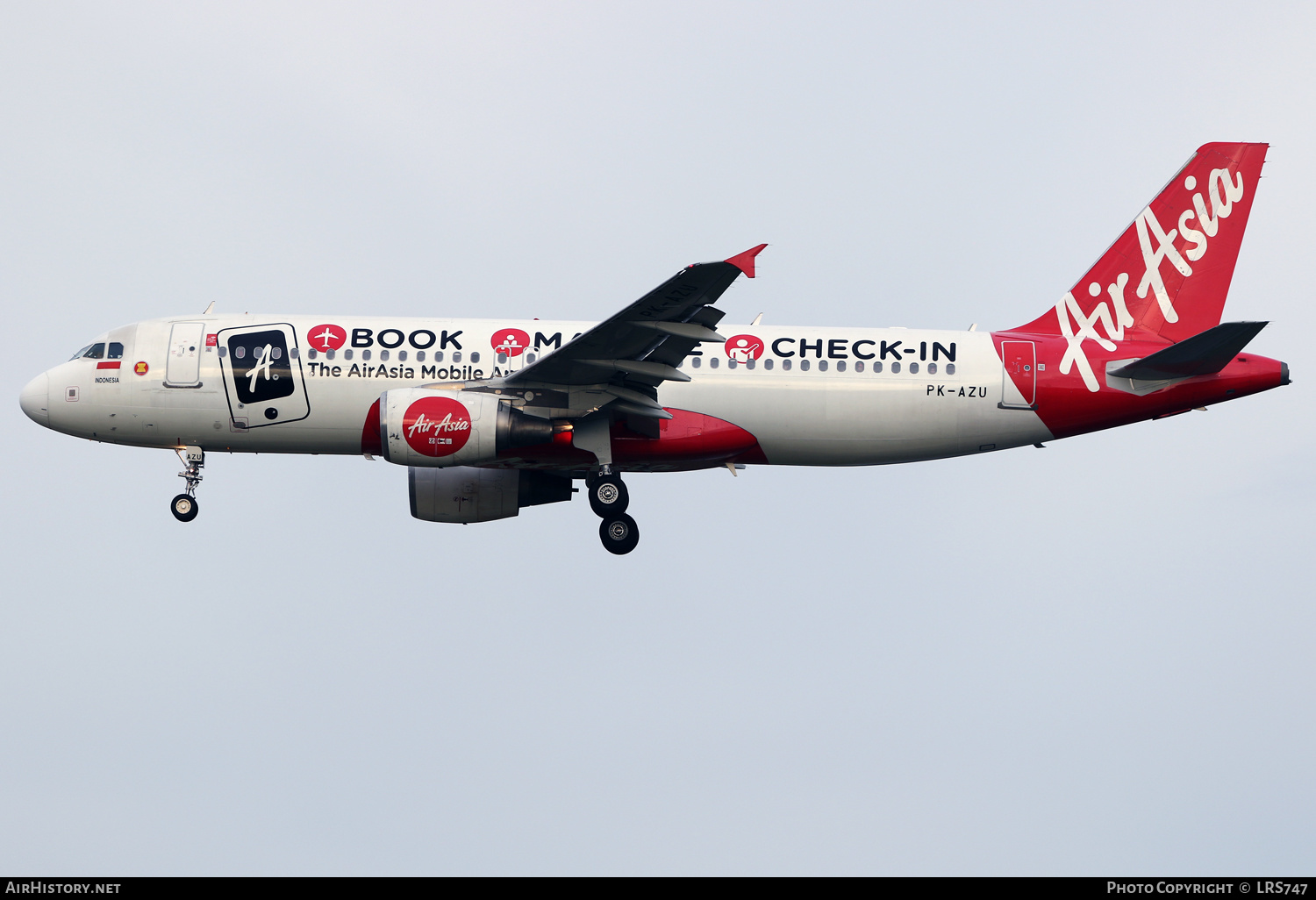 Aircraft Photo of PK-AZU | Airbus A320-216 | AirAsia | AirHistory.net #627923