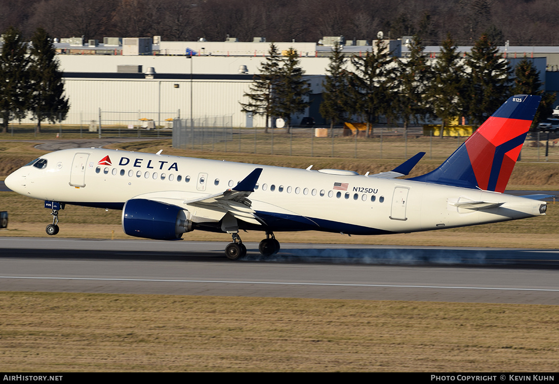 Aircraft Photo of N125DU | Airbus A220-171 (BD-500-1A10) | Delta Air Lines | AirHistory.net #627938
