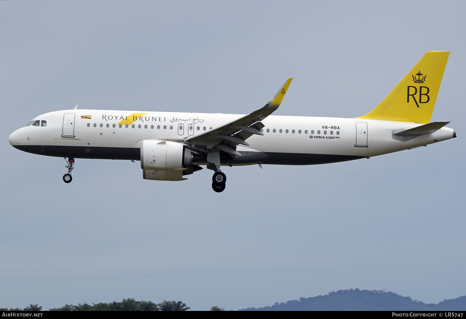 Aircraft Photo of V8-RBA | Airbus A320-251N | Royal Brunei Airlines | AirHistory.net #627939