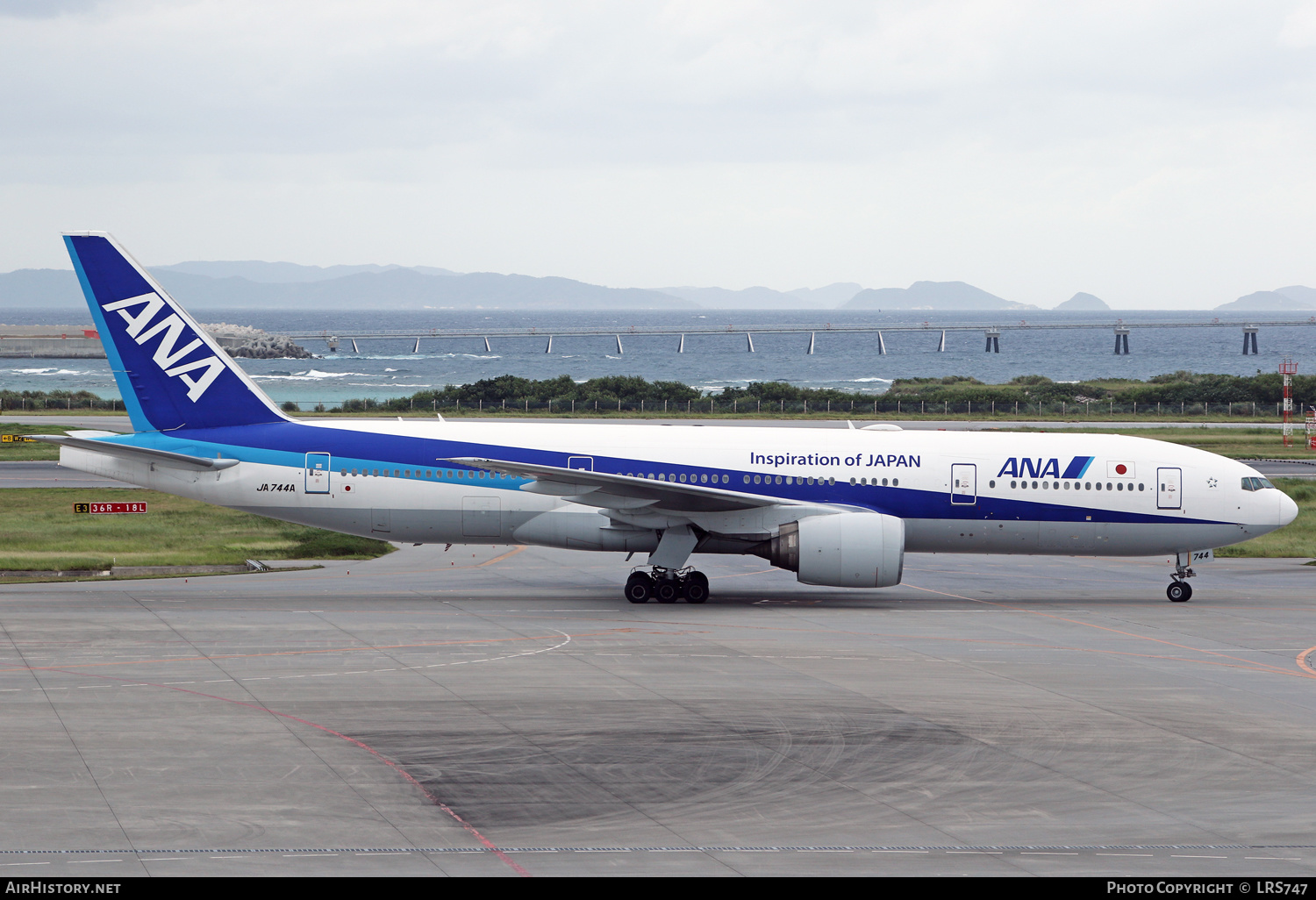 Aircraft Photo of JA744A | Boeing 777-281/ER | All Nippon Airways - ANA | AirHistory.net #627949