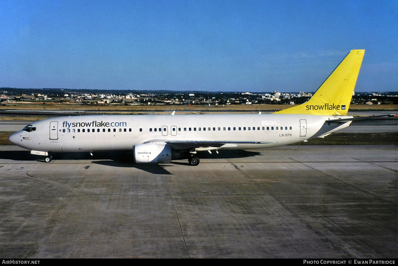 Aircraft Photo of LN-RPN | Boeing 737-883 | Snowflake | AirHistory.net #627959