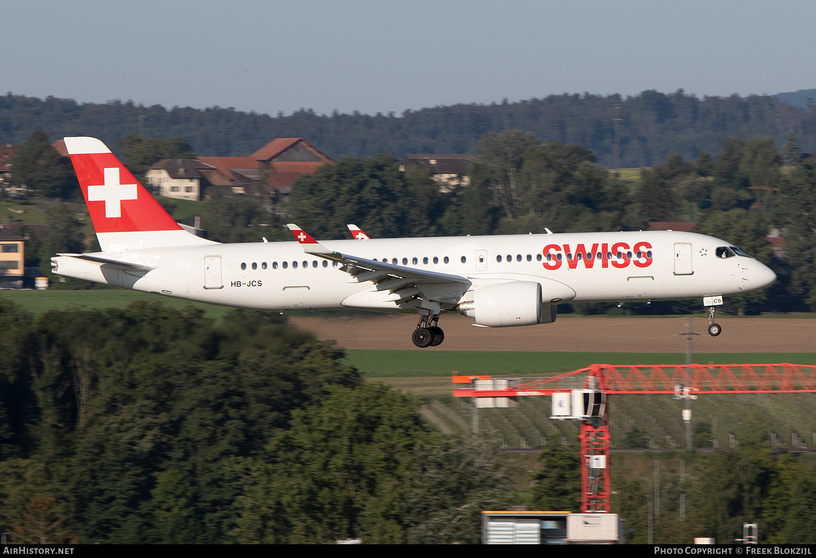 Aircraft Photo of HB-JCS | Airbus A220-371 (BD-500-1A11) | Swiss International Air Lines | AirHistory.net #627970
