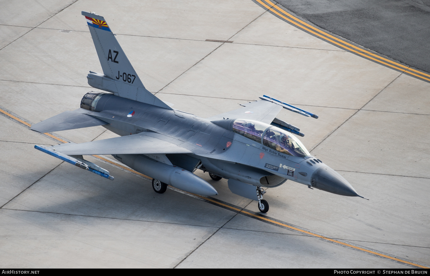 Aircraft Photo of J-067 | General Dynamics F-16BM Fighting Falcon | Netherlands - Air Force | AirHistory.net #627976