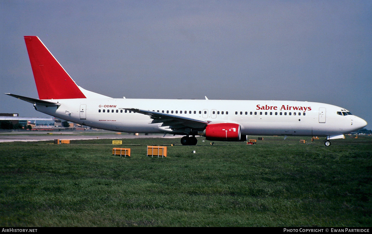 Aircraft Photo of G-ODMW | Boeing 737-81Q | Sabre Airways | AirHistory.net #627982