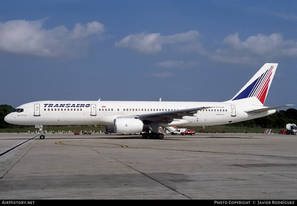 Aircraft Photo of EI-CJX | Boeing 757-2Y0 | Transaero Airlines | AirHistory.net #627986