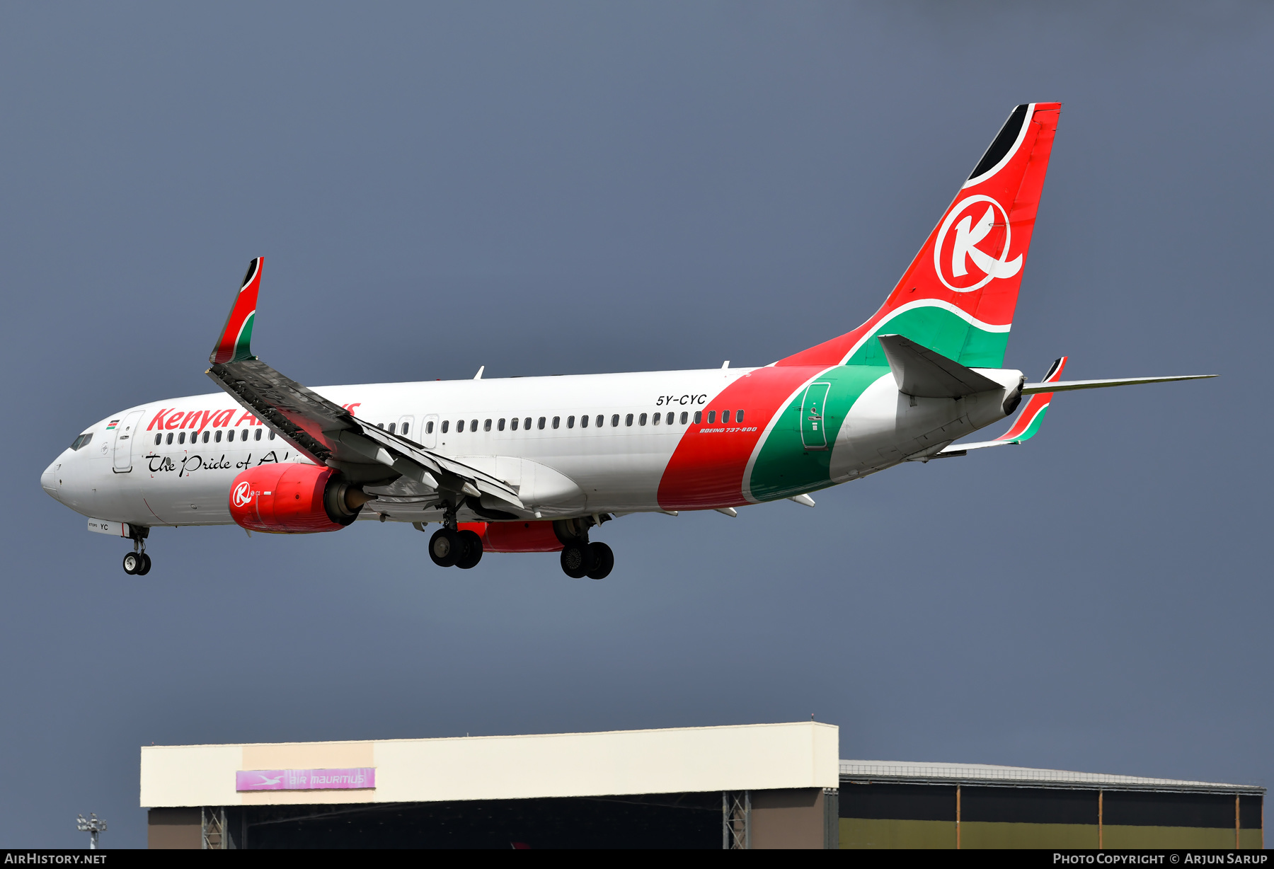 Aircraft Photo of 5Y-CYC | Boeing 737-86N | Kenya Airways | AirHistory.net #628027