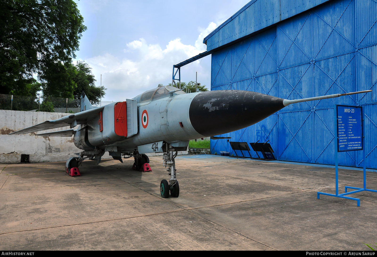 Aircraft Photo of SK434 | Mikoyan-Gurevich MiG-23MF | India - Air Force | AirHistory.net #628048