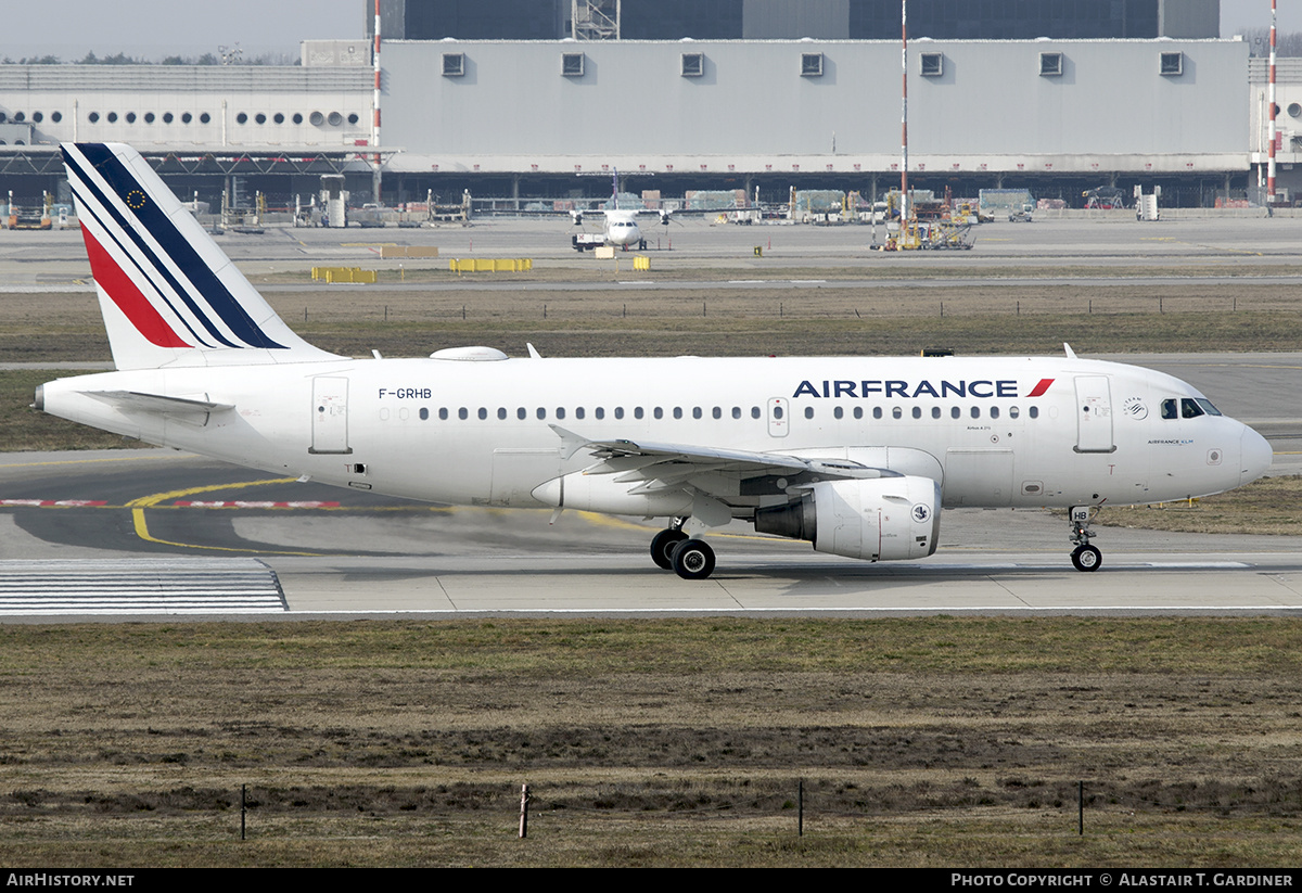 Aircraft Photo of F-GRHB | Airbus A319-111 | Air France | AirHistory.net #628053