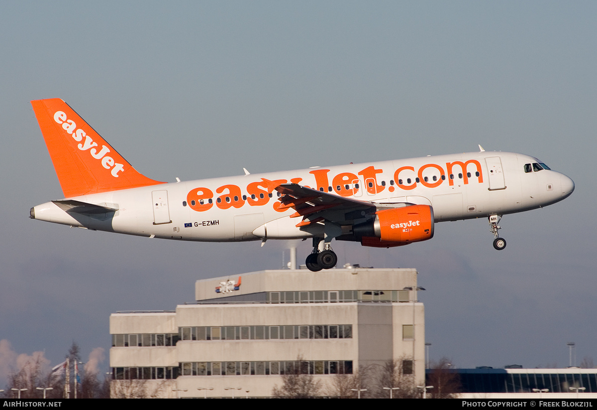 Aircraft Photo of G-EZMH | Airbus A319-111 | EasyJet | AirHistory.net #628054