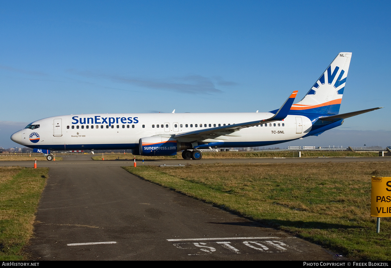 Aircraft Photo of TC-SNL | Boeing 737-86N | SunExpress | AirHistory.net #628057