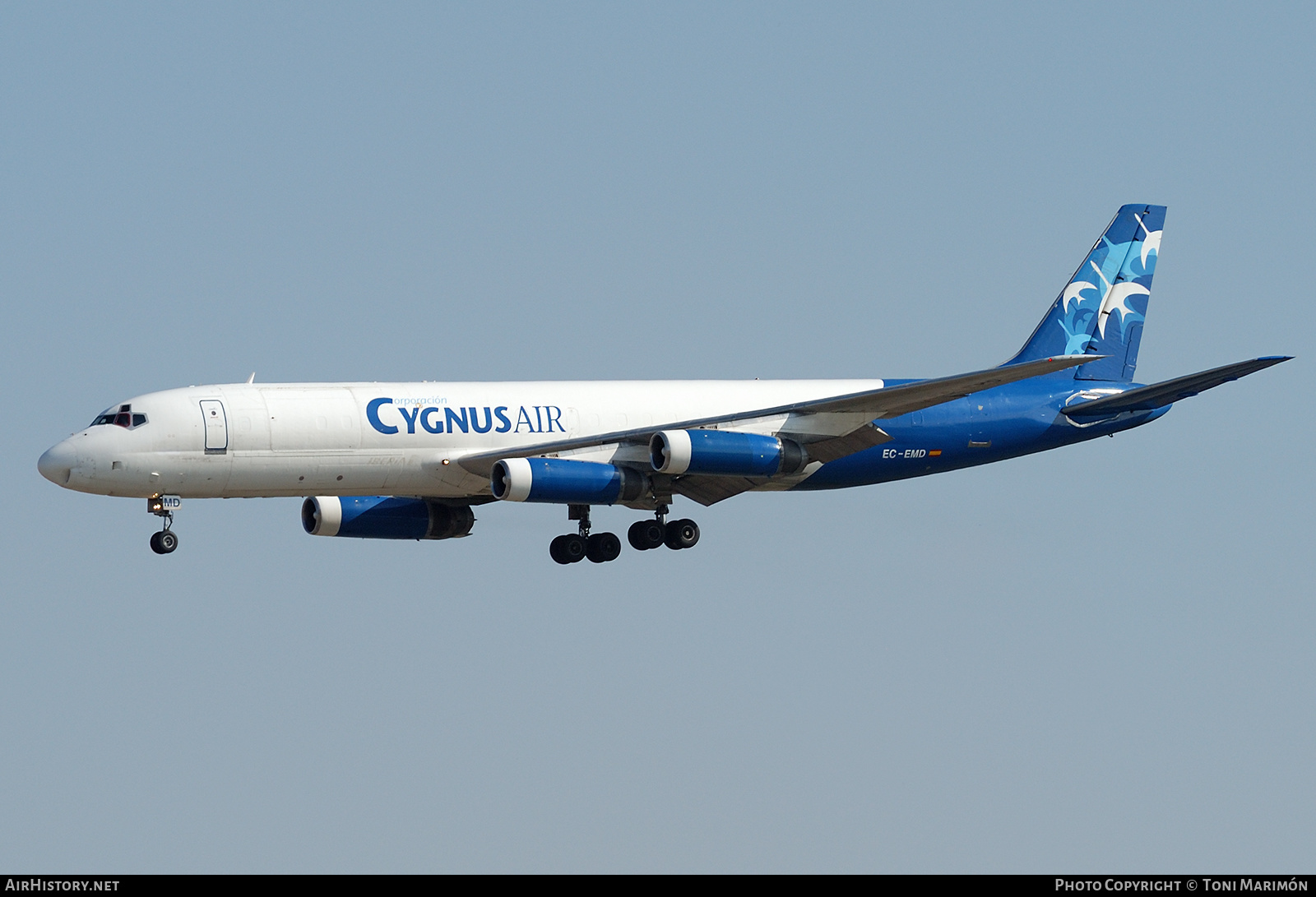 Aircraft Photo of EC-EMD | McDonnell Douglas DC-8-62(F) | Cygnus Air | AirHistory.net #628066
