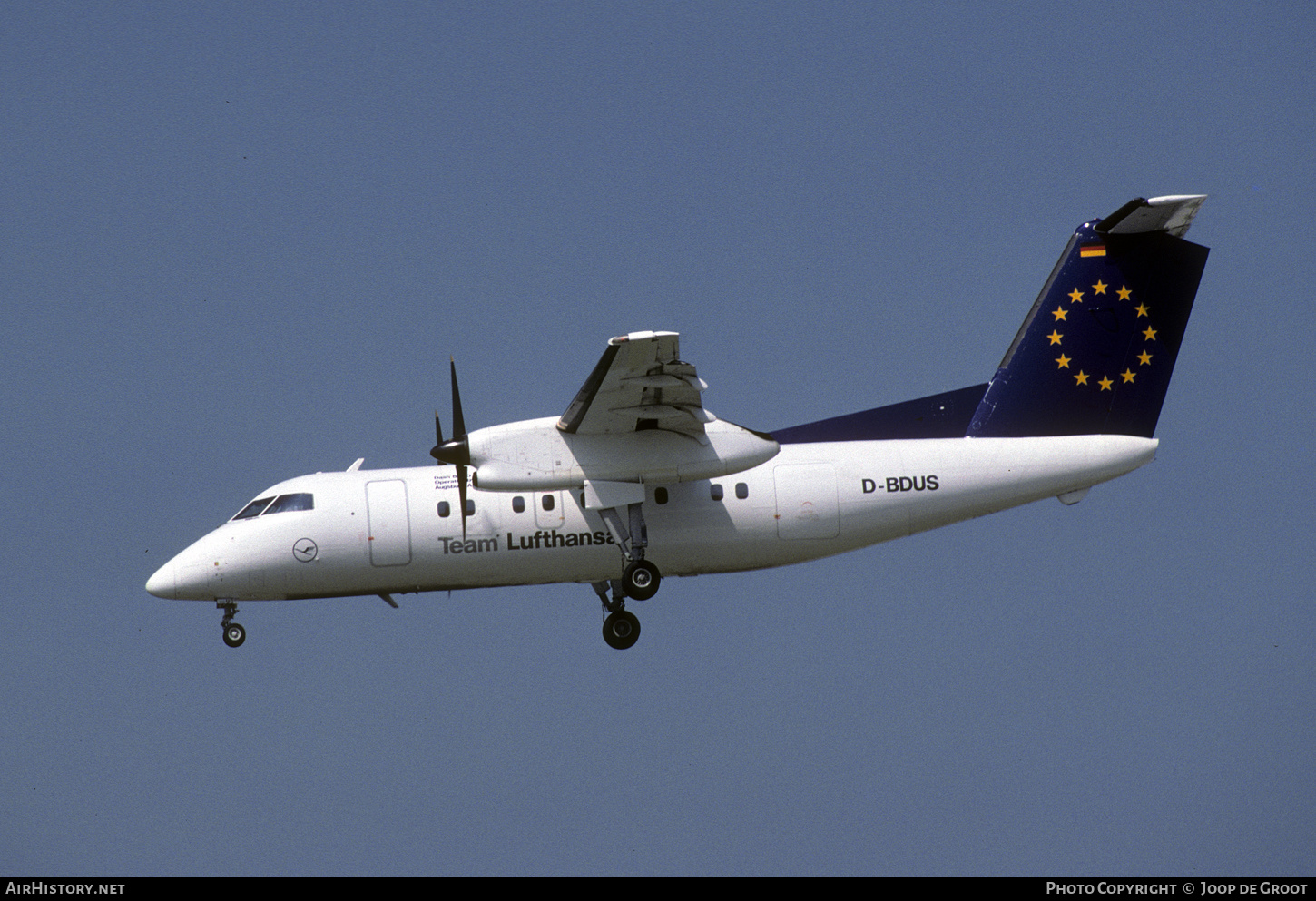 Aircraft Photo of D-BDUS | De Havilland Canada DHC-8-103 Dash 8 | Team Lufthansa | AirHistory.net #628068