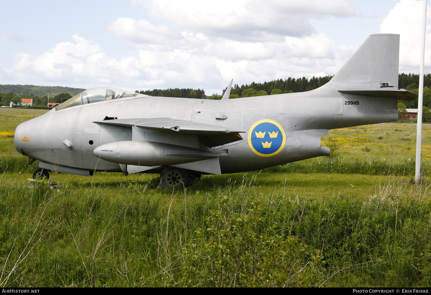 Aircraft Photo of 29945 | Saab S29C Tunnan | Sweden - Air Force | AirHistory.net #628080