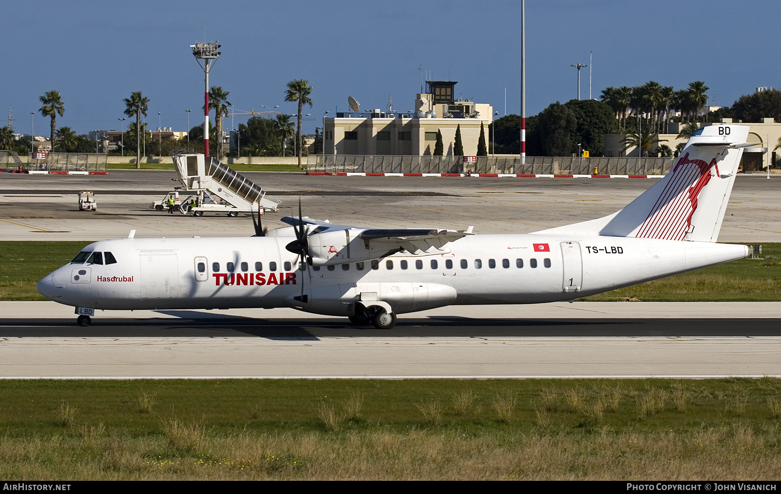 Aircraft Photo of TS-LBD | ATR ATR-72-500 (ATR-72-212A) | Tunisair | AirHistory.net #628120