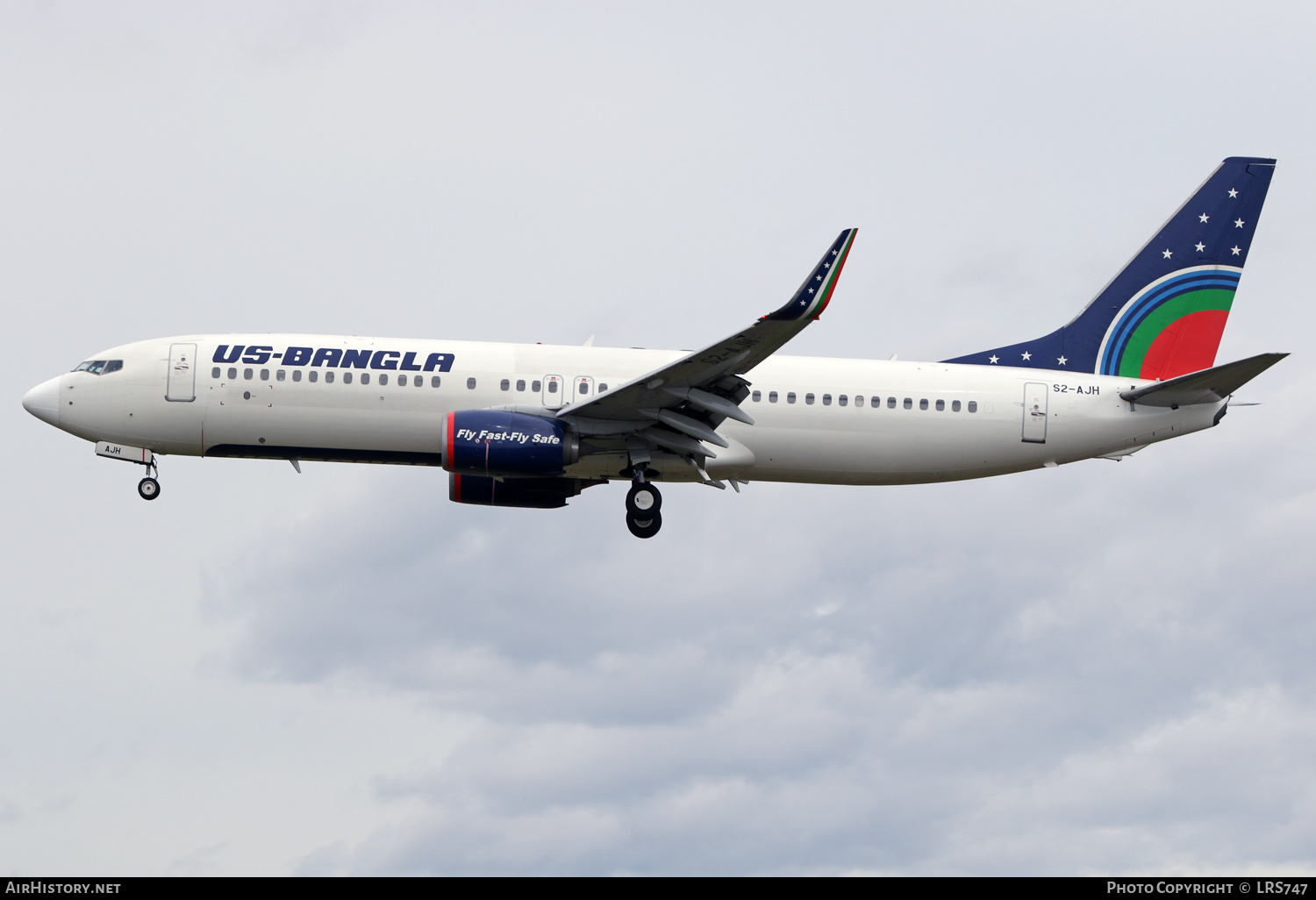 Aircraft Photo of S2-AJH | Boeing 737-8AL | US - Bangla Airlines | AirHistory.net #628132