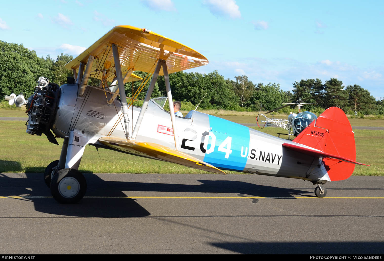 Aircraft Photo of N75546 / 204 | Boeing E75 Kaydet | USA - Navy | AirHistory.net #628143