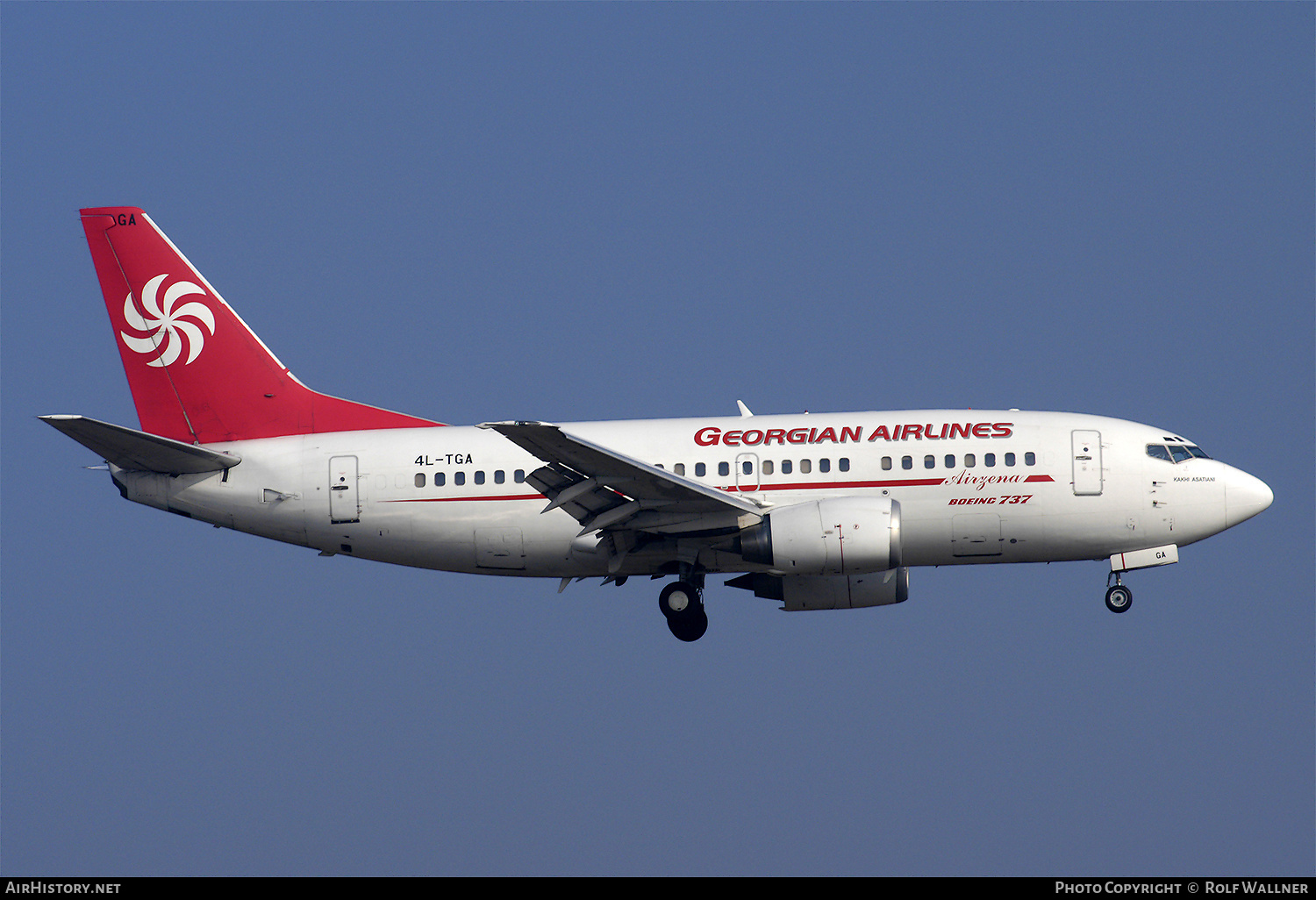 Aircraft Photo of 4L-TGA | Boeing 737-529 | Airzena Georgian Airlines | AirHistory.net #628155