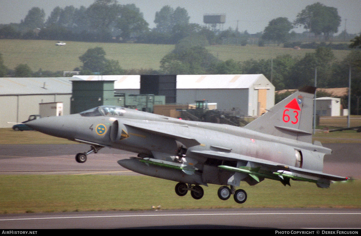 Aircraft Photo of 37393 | Saab JA37C Viggen | Sweden - Air Force | AirHistory.net #628201